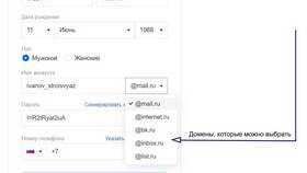 Как отправить адрес электронной почты в Reserved