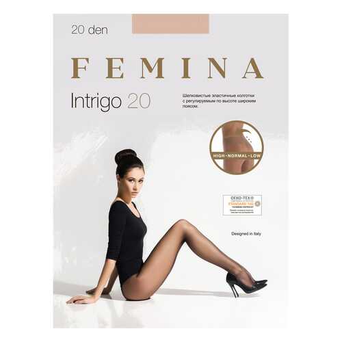 Колготки женские FEMINA INTRIGO 20 бежевые 2 (S) в Reserved