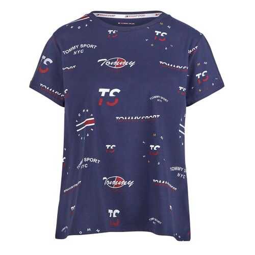 Футболка женская Tommy Sport S10S100412 0GY синяя S в Reserved